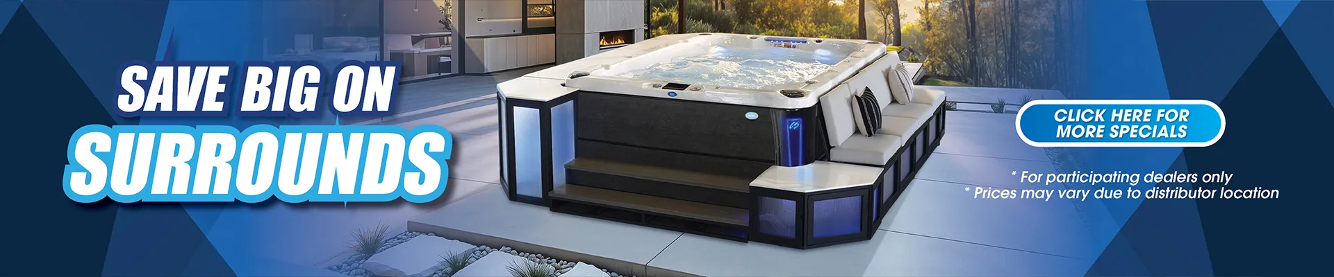 Calspas hot tub being used in a family setting - Maroa