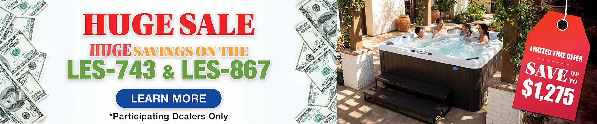 Calspas hot tub being used in a family setting - Maroa